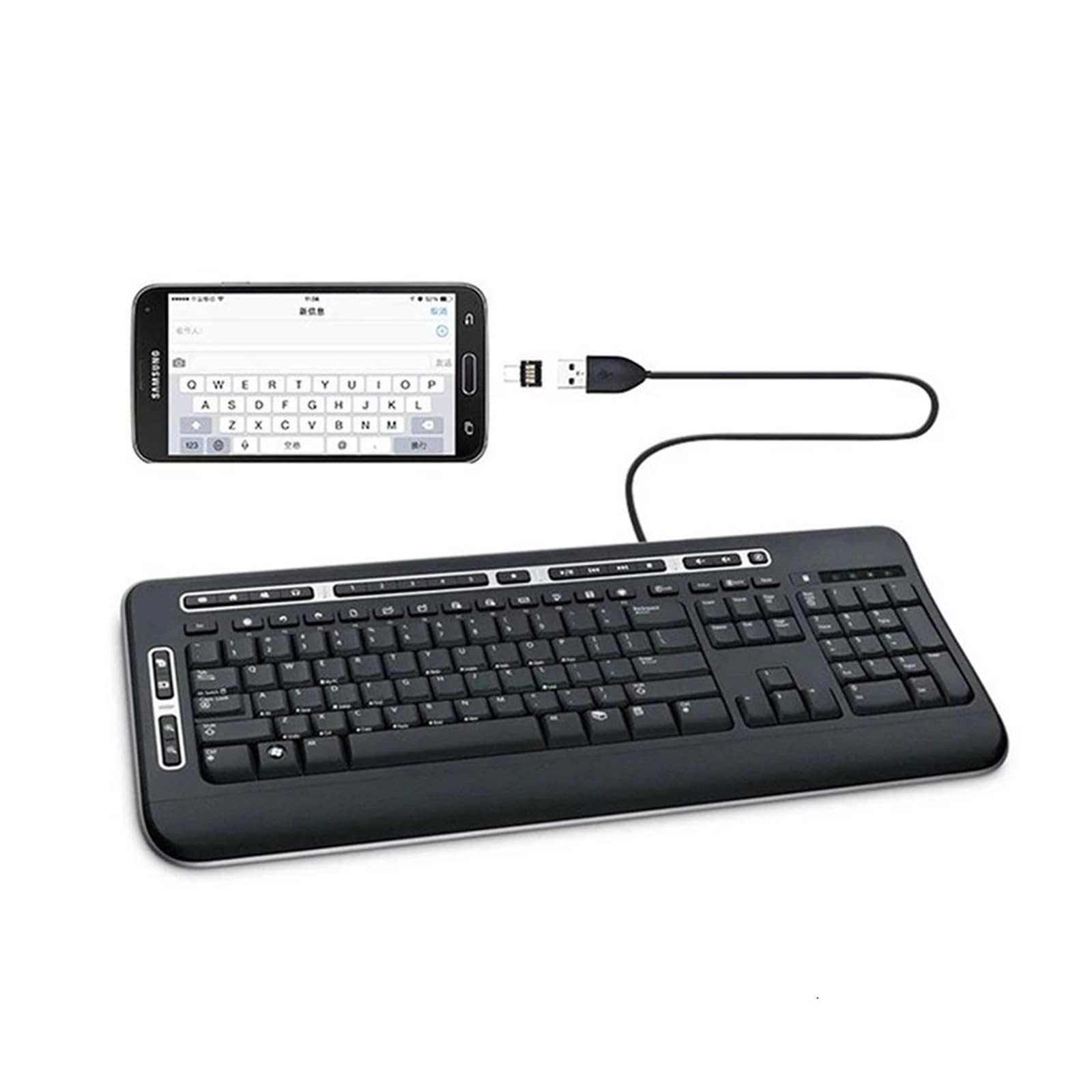 Adaptador USB C OTG tipo C a USB 2.0 hembra para MacBook (10 puertos micro USB)