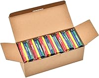 Madisi Crayons Bulk Pack: 240 Count, 60 Packs of 4 Colors (Red, Green, Blue, Yellow) - Non-Toxic Classroom Supplies for Kids 3+