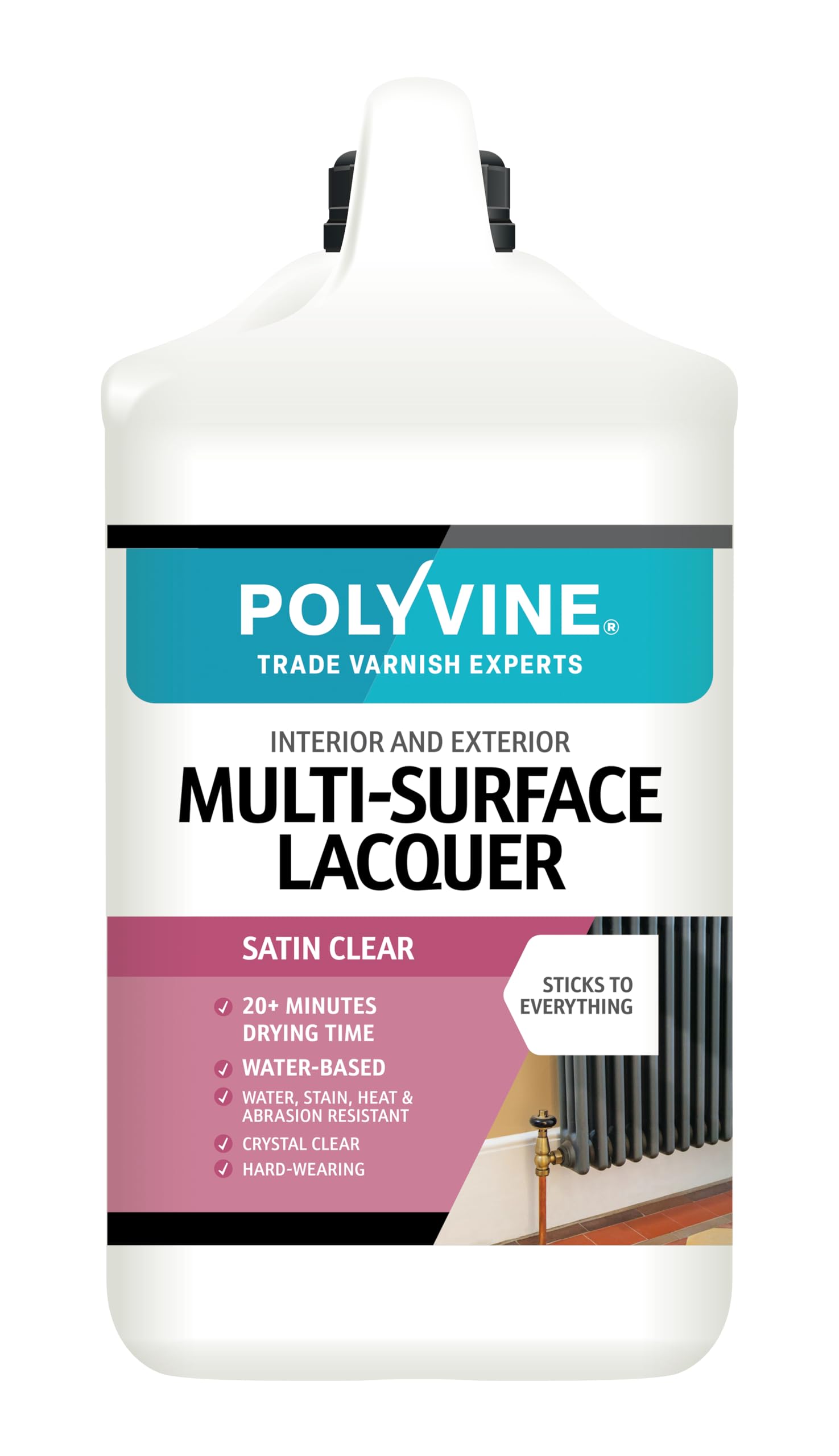 B&Q - PolyvineMulti Surface LacquerSatin4 Litre