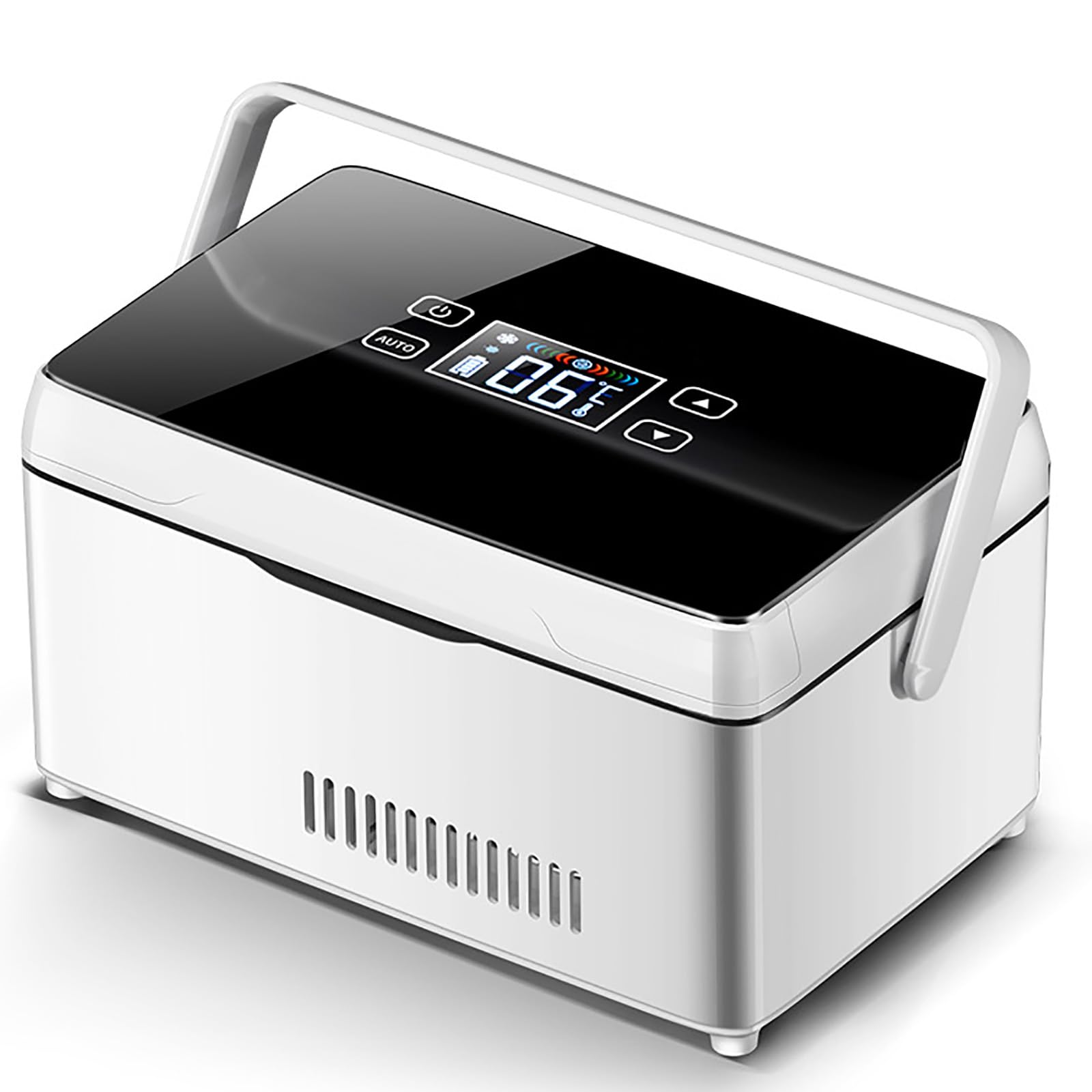 Refrigerator Portable Cooler Case With Carrying Case Sound Alarm System Temperature