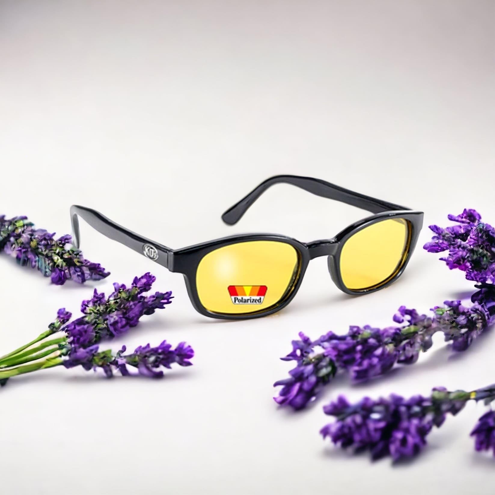 XKD's 10129 - Gafas de sol para ciclistas (lentes amarillas, polarizadas, mixtas), amarillo