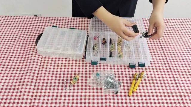 Boîte Leurres Boîte De Rangement Pour Leurres De Pêche à 10-14 Compartiments - Plastique Double Face - Organisation Parfaite Coffret Matchbox