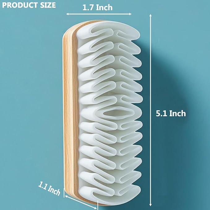 Cepillo de gamuza para zapatos 2 piezas miniatura 3