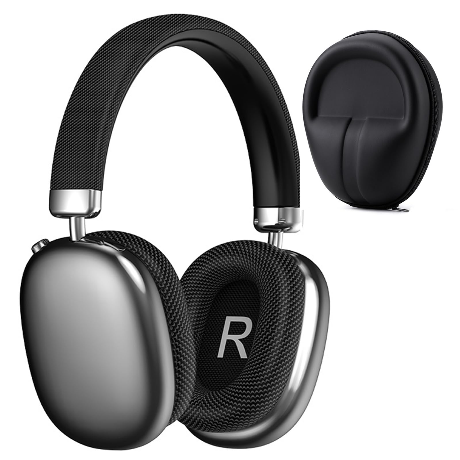 Luvant Casque Antibruit, sans Fil Supra-Auriculaire avec Microphone, Bluetooth 5.4, Audio HiFi, 12 Heures De Lecture, Ajustement Confortable for La Course, Les Jeux, Salle Sport, L'avion