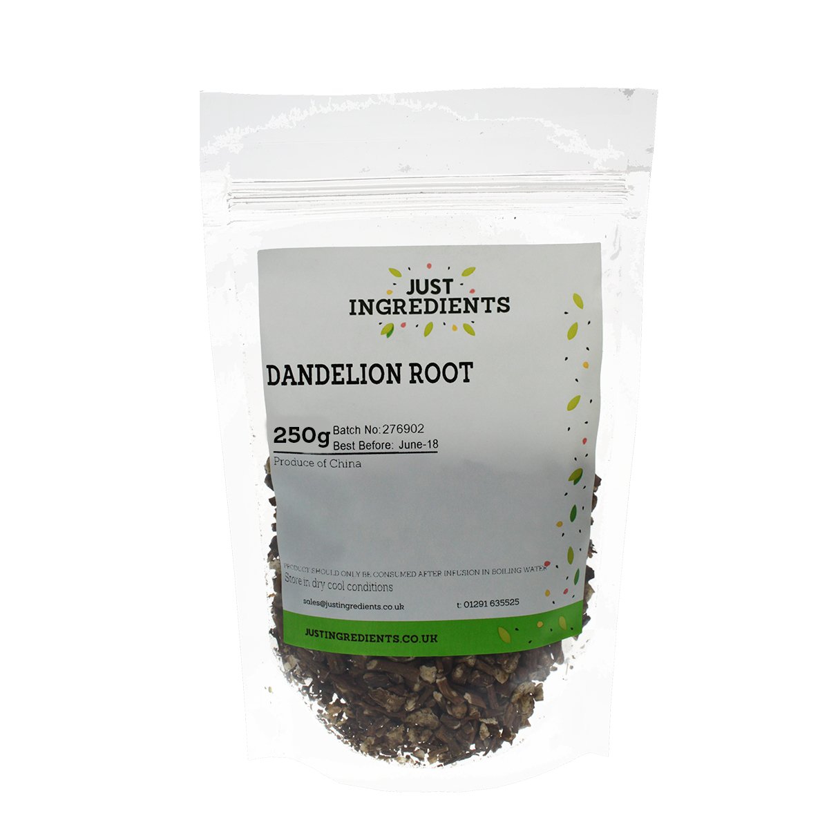 JustIngredients Premier Dandelion Root, 250 g