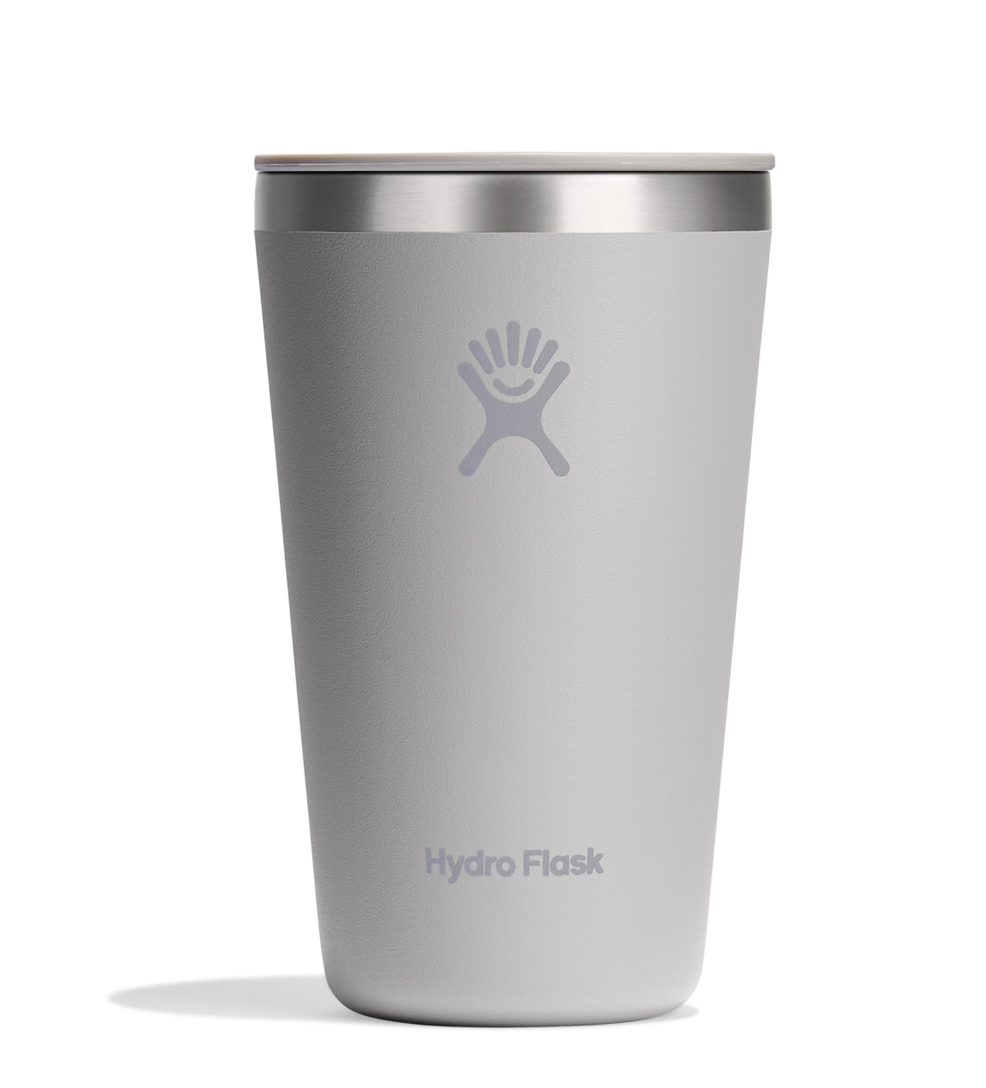 HYDRO FLASK - All Around Tumbler 473 ml (16 oz) with Closable Spill Proof Press-In Lid - Stainless Steel Double Wall Vacuum Insulated - Birch