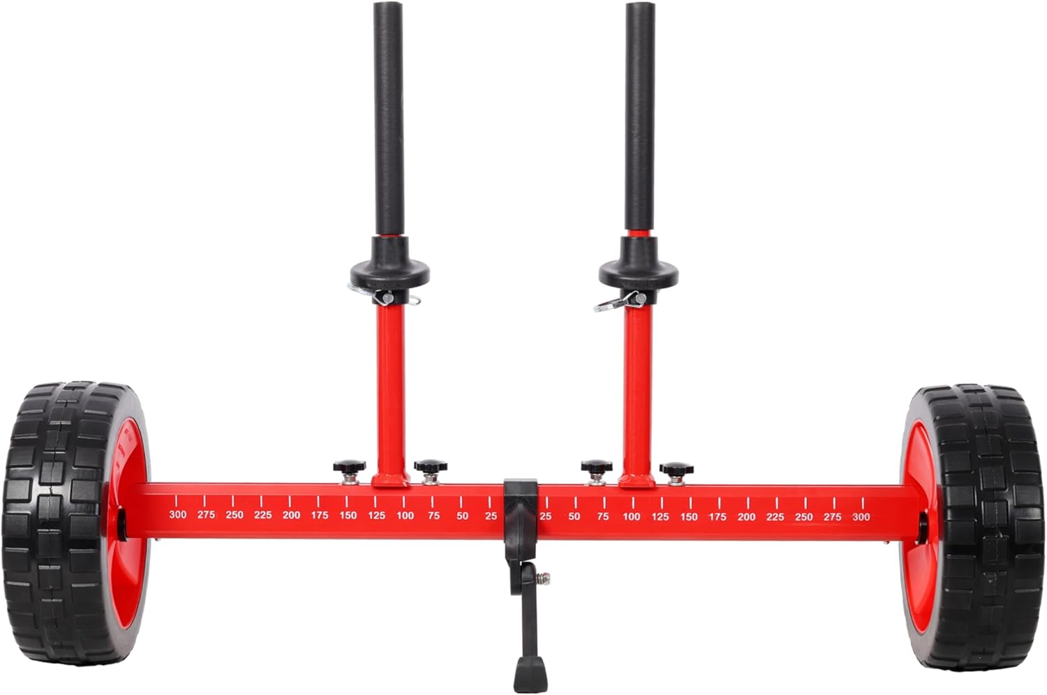 Kayak Cart Canoe Trolley Carrier Kayak Accessories Transport Dolly with 10 Inch Solid Tires, Detachable Canoe Trolley Cart with Adjustable Width for Sit on Top Kayaks