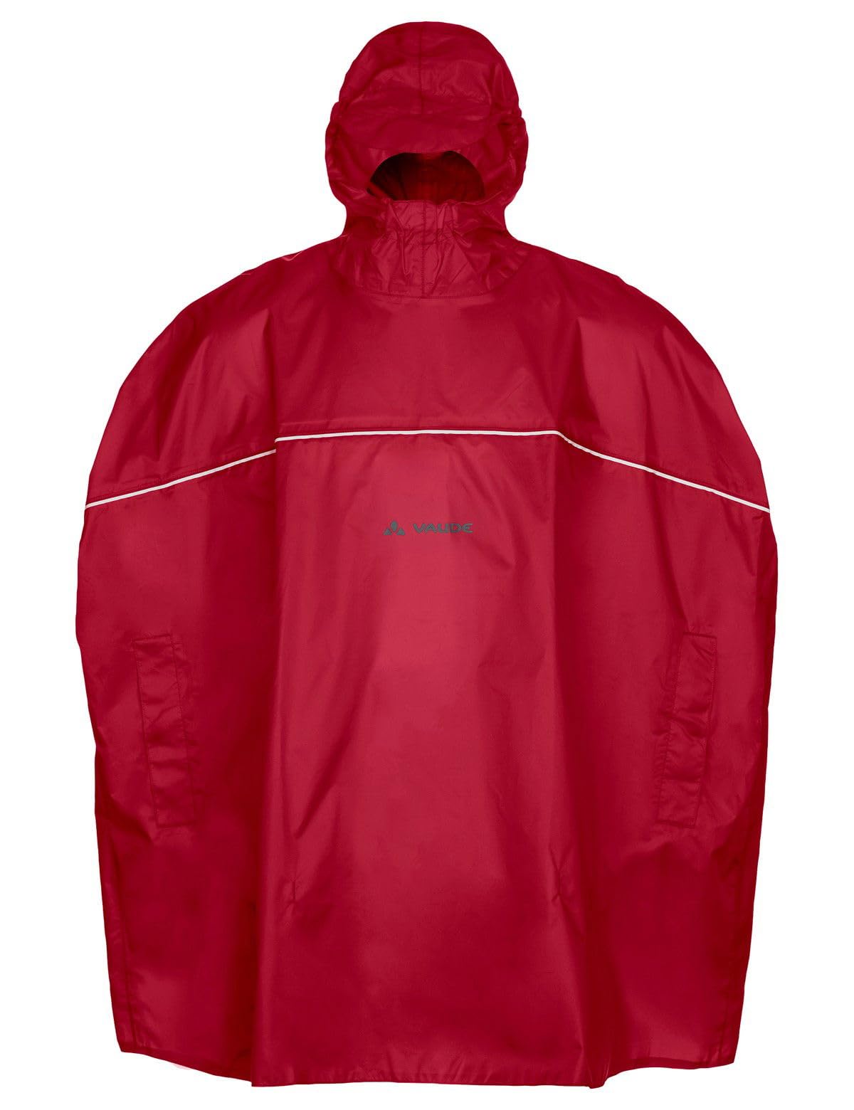 Vaude Grody ponczo dziecięce, uniseks czerwony czerwony (Indian Red) L