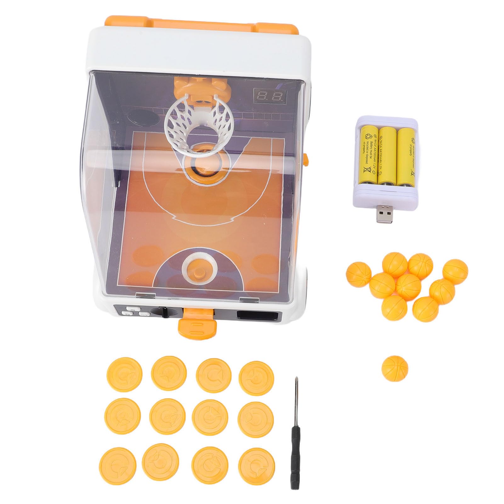 Cryfokt Automatic Scoring Tabletop Basketball Game Toy