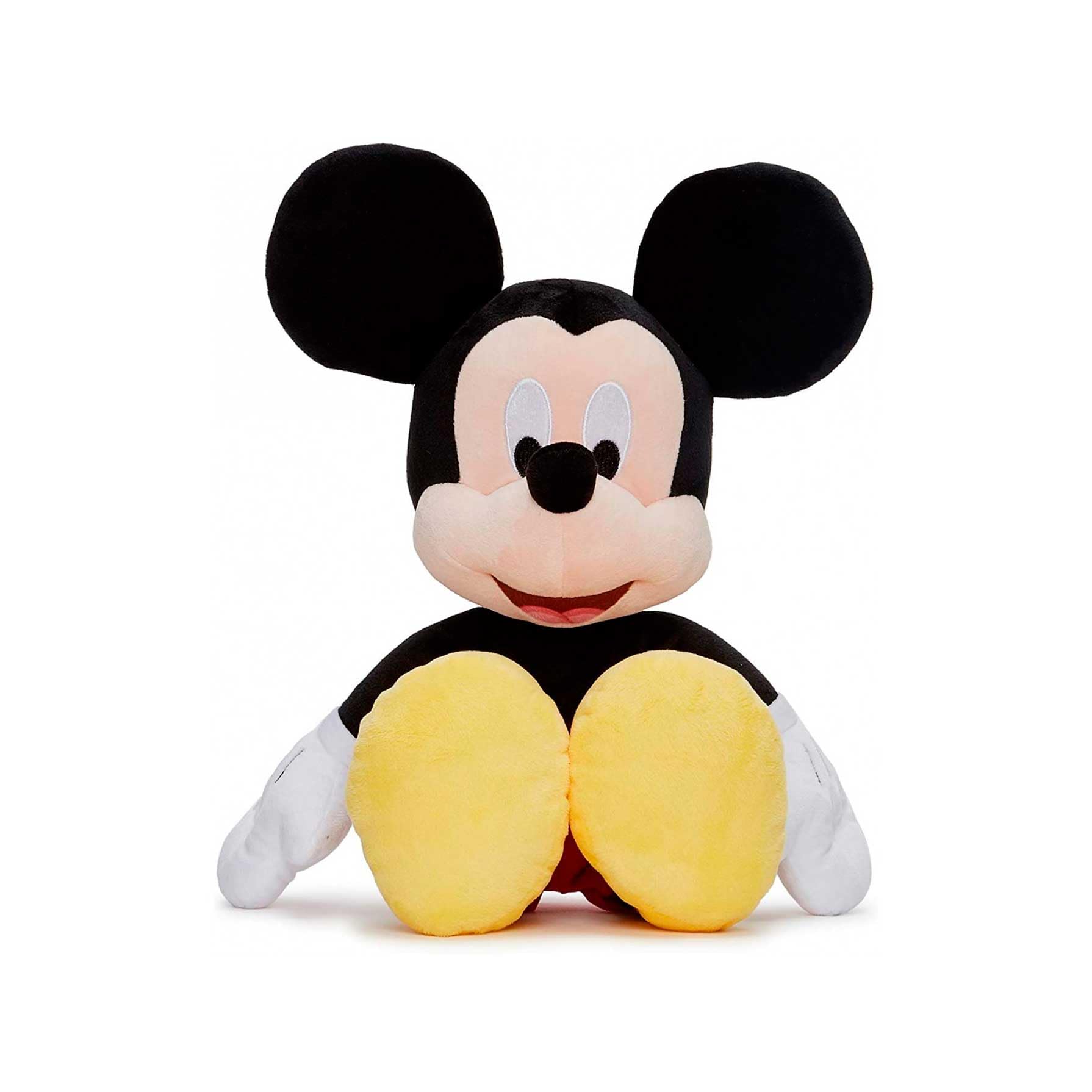 Simba Toys - Peluche Disney Mickey Mouse 35 cm- con Pantalon Rojo, Material Suave y Agradable, 100% Original, Apto para Niños y Niñas de Todas Las Edades - 35 cm (6315870228)
