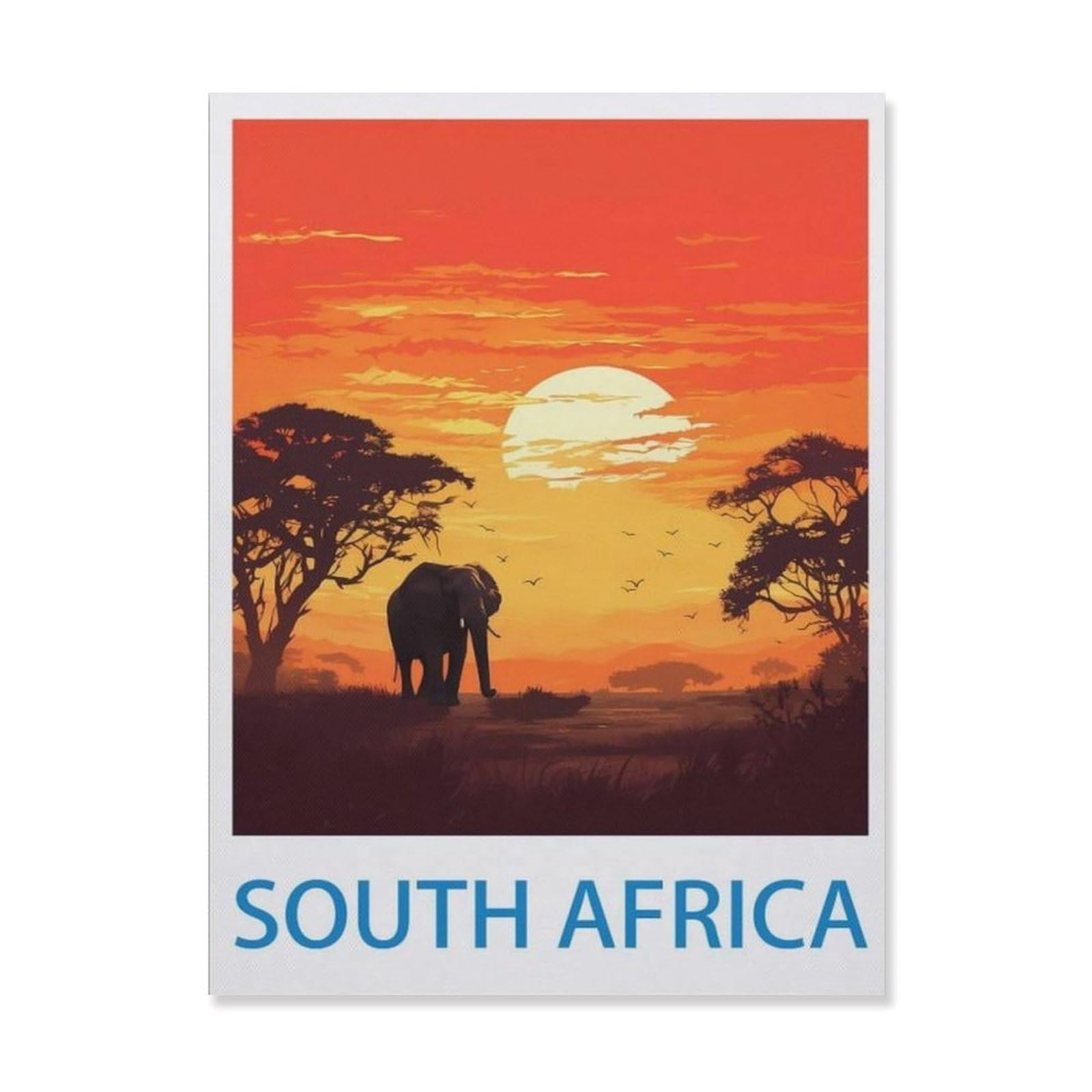 Vintage Art Metal Signs Funny Sign，South Africa，Wall Artwork Metal Poster Bathroom Decor Vintage Country Decor Retro Metal Poster(30x40cm）12x16 inch-EG45