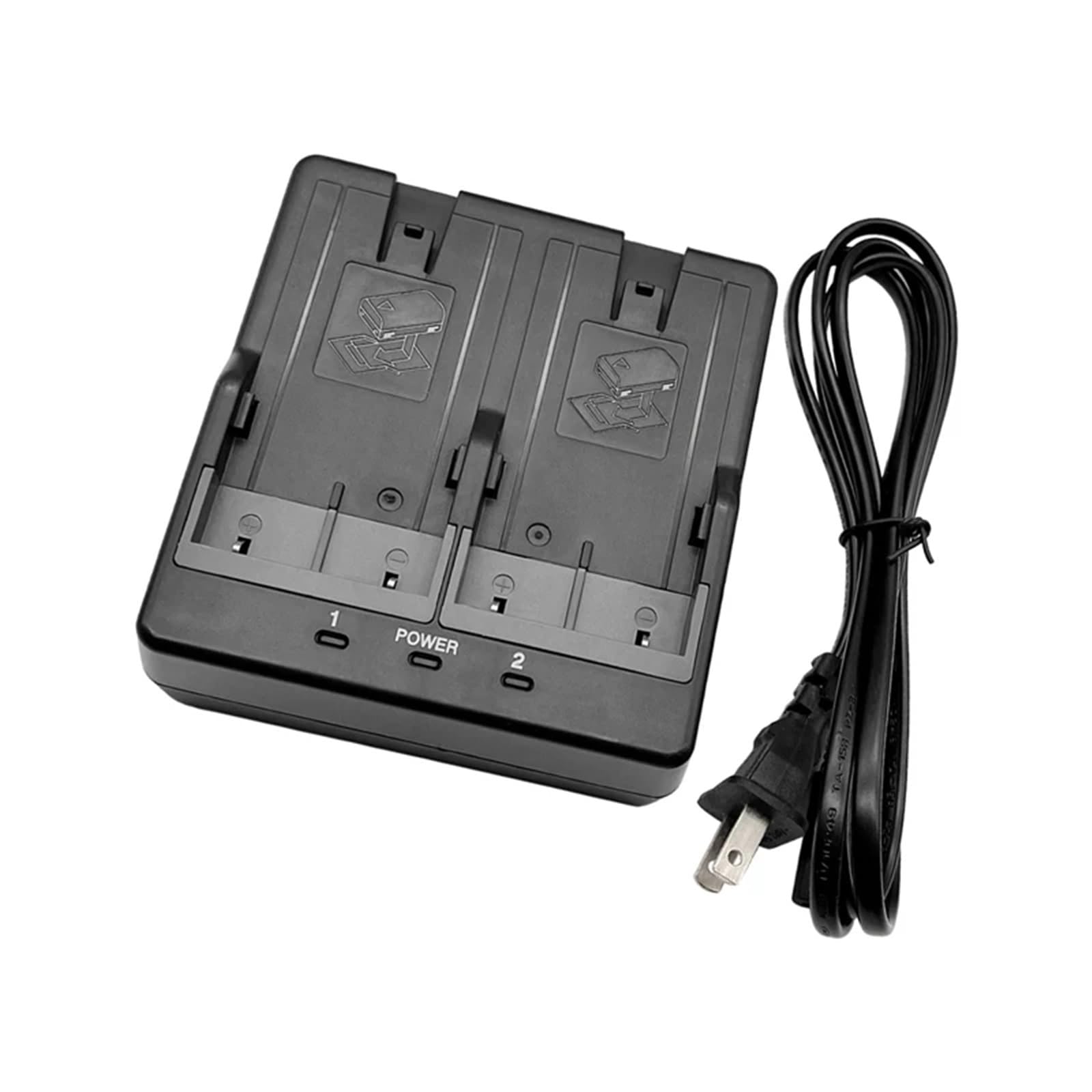 Cargador Dual BC-30D Compatible con Carga de batería Topcon BT-62Q BT-65Q BT-66Q BT65Q