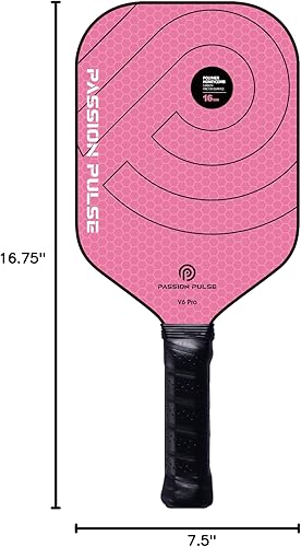 Miniatura 10 de Paletas de pickleball 2025, superficie de fibra de carbono cruda (CSF) de 0.63 pulgadas T700 de grano alto y giro, paletas de bola Pro Pickle