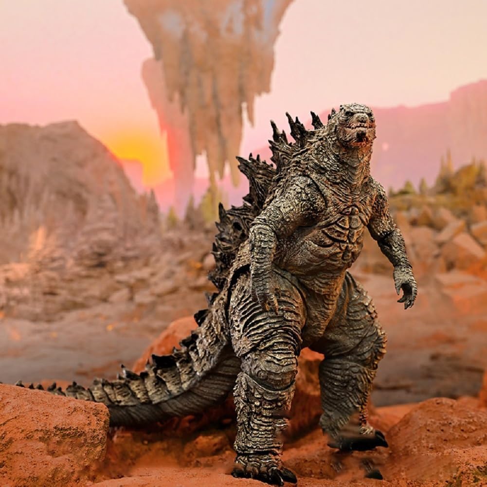 GWTCTOY Hiya Toys Licencjonowana Figurka Akcji Król Potworów Kong - 15 cm Kolekcjonerska Figurka Dinozaura, Model Dekoracyjny