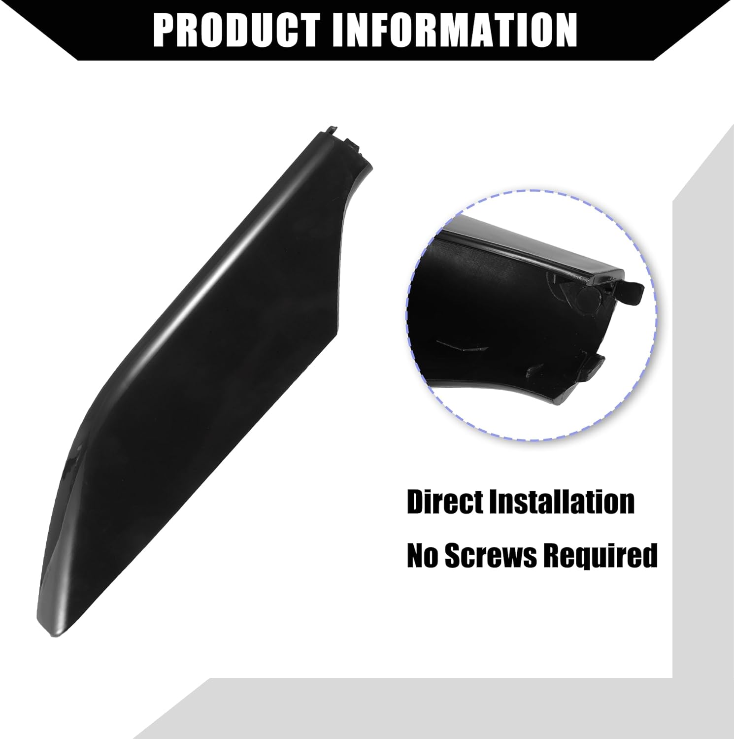 Upper/Roof Rack Rails End Cap Protection Cover Shell for Toyota Prador FJ120 2004 2005 2006 2007 2008 2009 / Rails End Covers Shell Cap / 4 Pcs/Black
