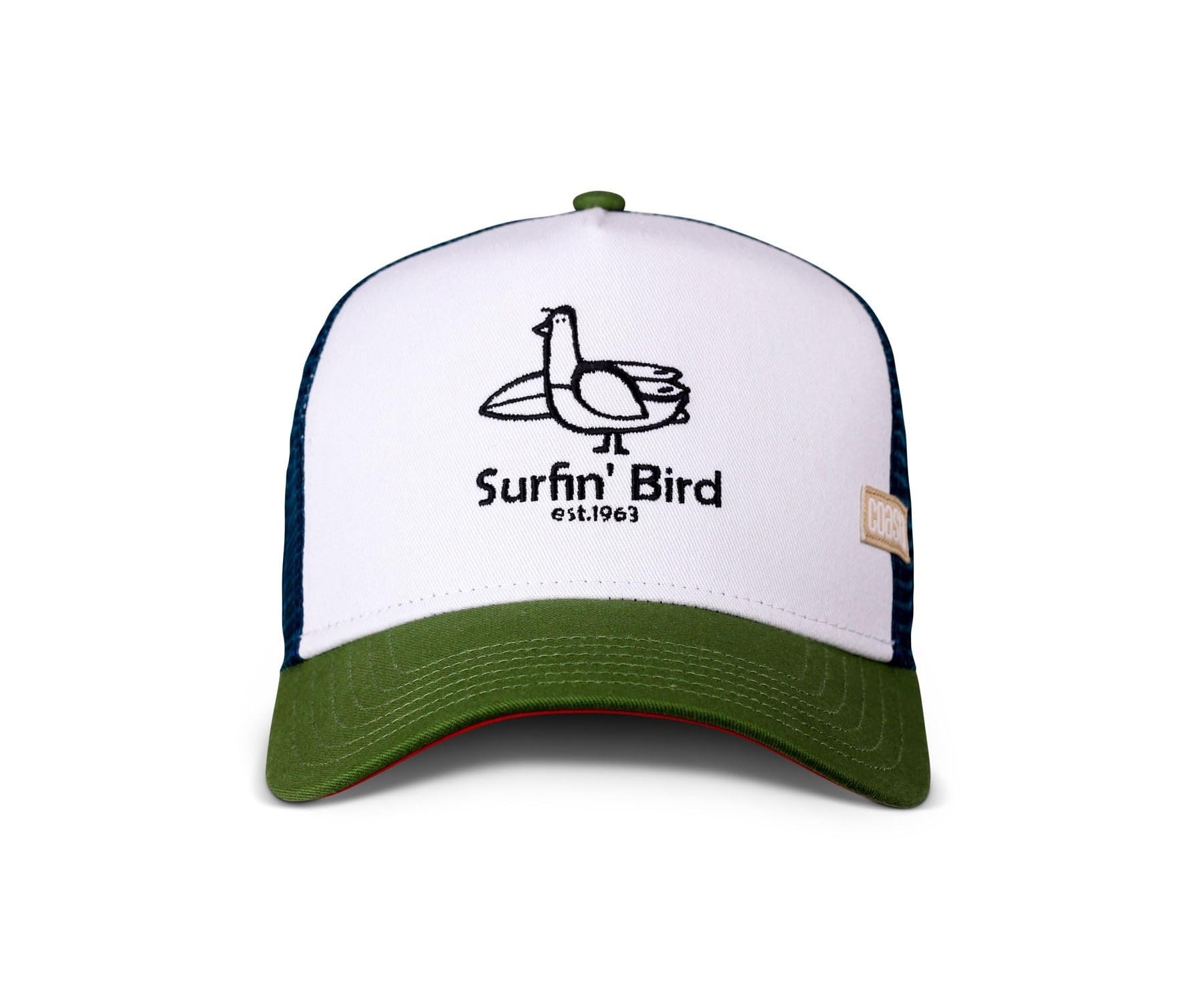 Czapka truckerka Coastal lato surfing kapelusz czapka z daszkiem regulowana snapback plaża siatka
