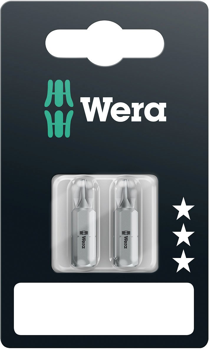 Wera 855/1 Z Bit SB PZ2, 2 x PZ 2 x 25 mm, PH2/PZ2 - Image 3