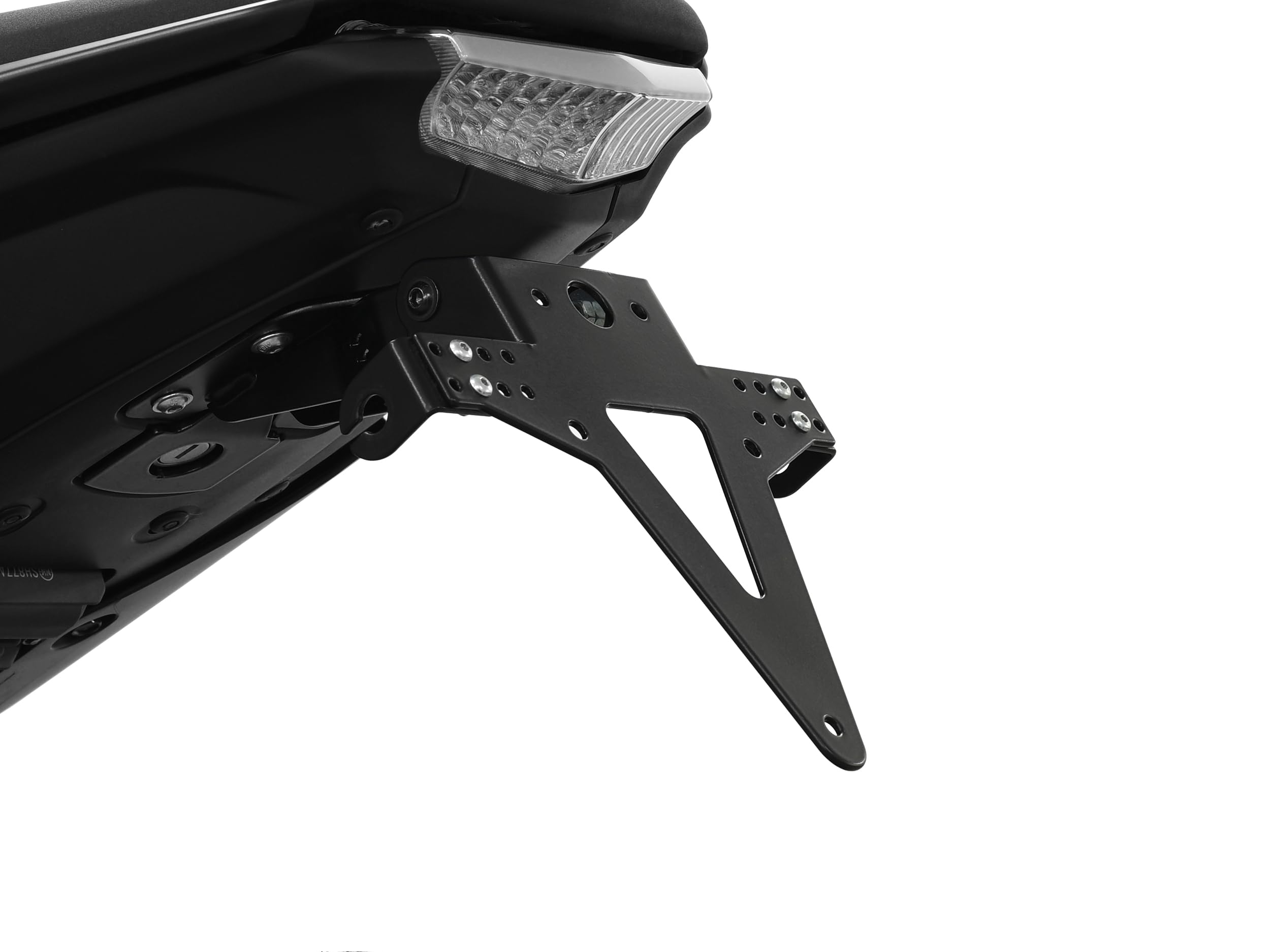 ZIEGER Motorrad Kennzeichenhalter kompatibel mit: Yamaha MT-125 Standard