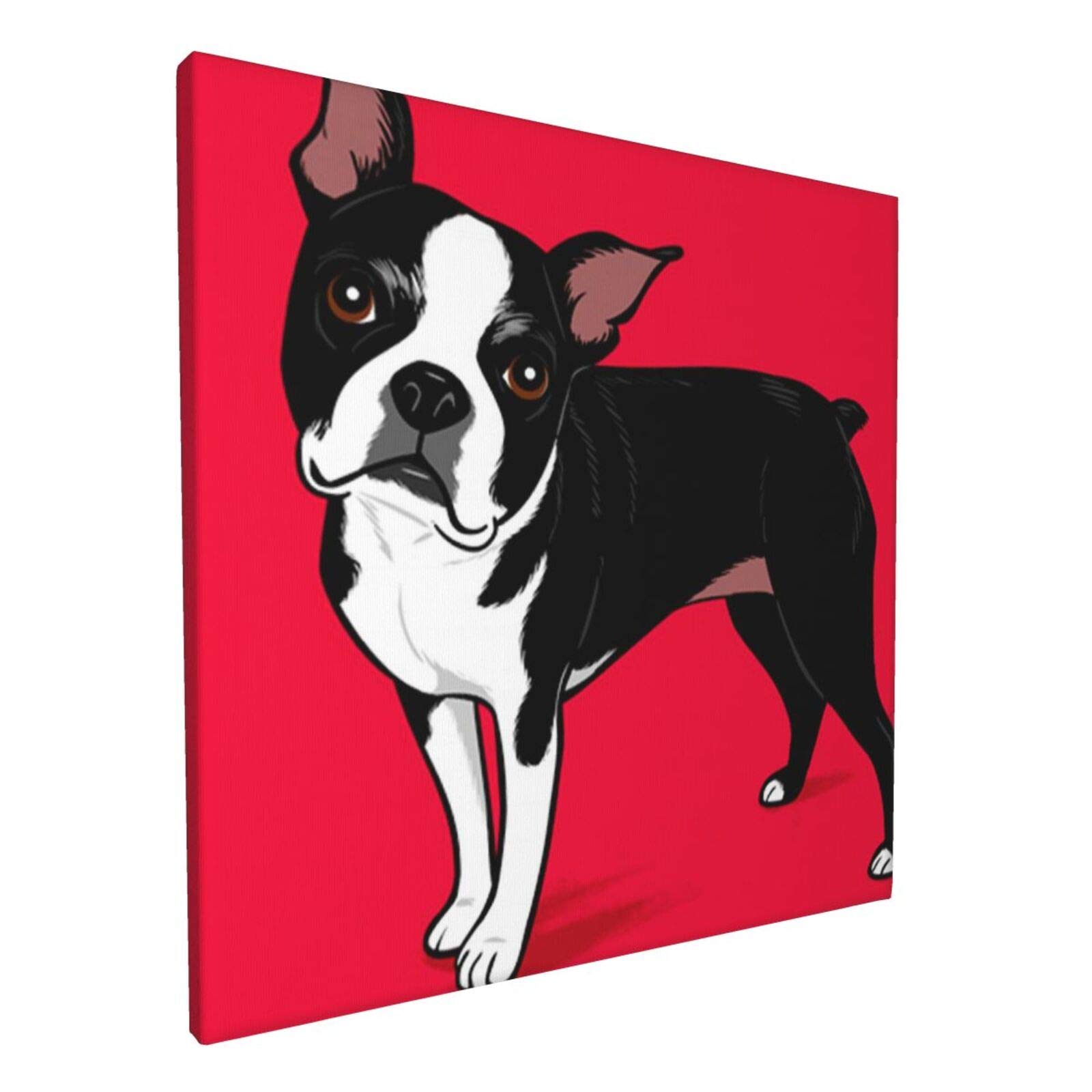 犬 ポップ アート フレンチブルドッグ油絵カラフルアート絵画ポップ