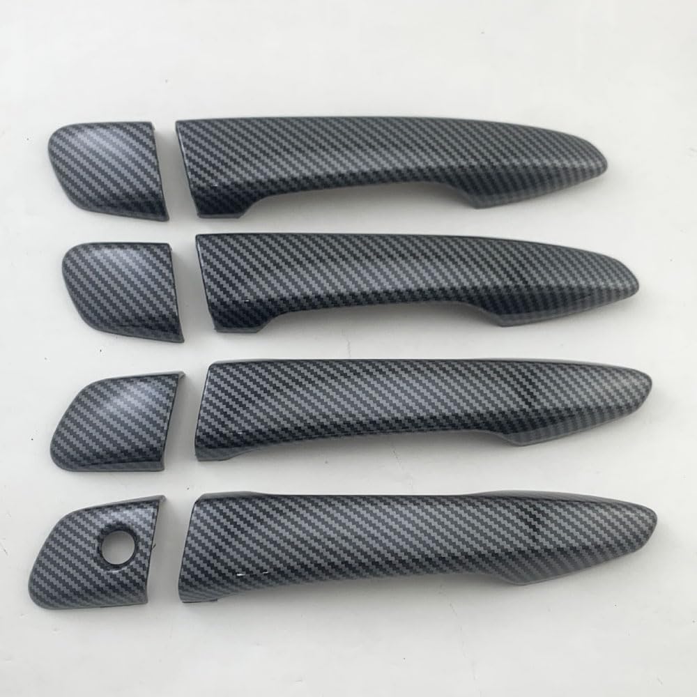 for Lexus IS200t IS250 IS300 Glossy ABS Carbon Fiber Style Side Door Handle Cover Trims Cap