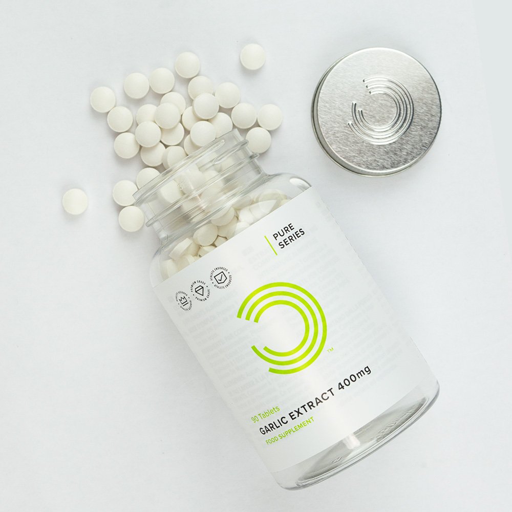 Bulk Estratto di aglio Compresse da 400 mg, 1000 mg, integratore di aglio inodore ad resistenza, 270 Compresse, 270 porzioni