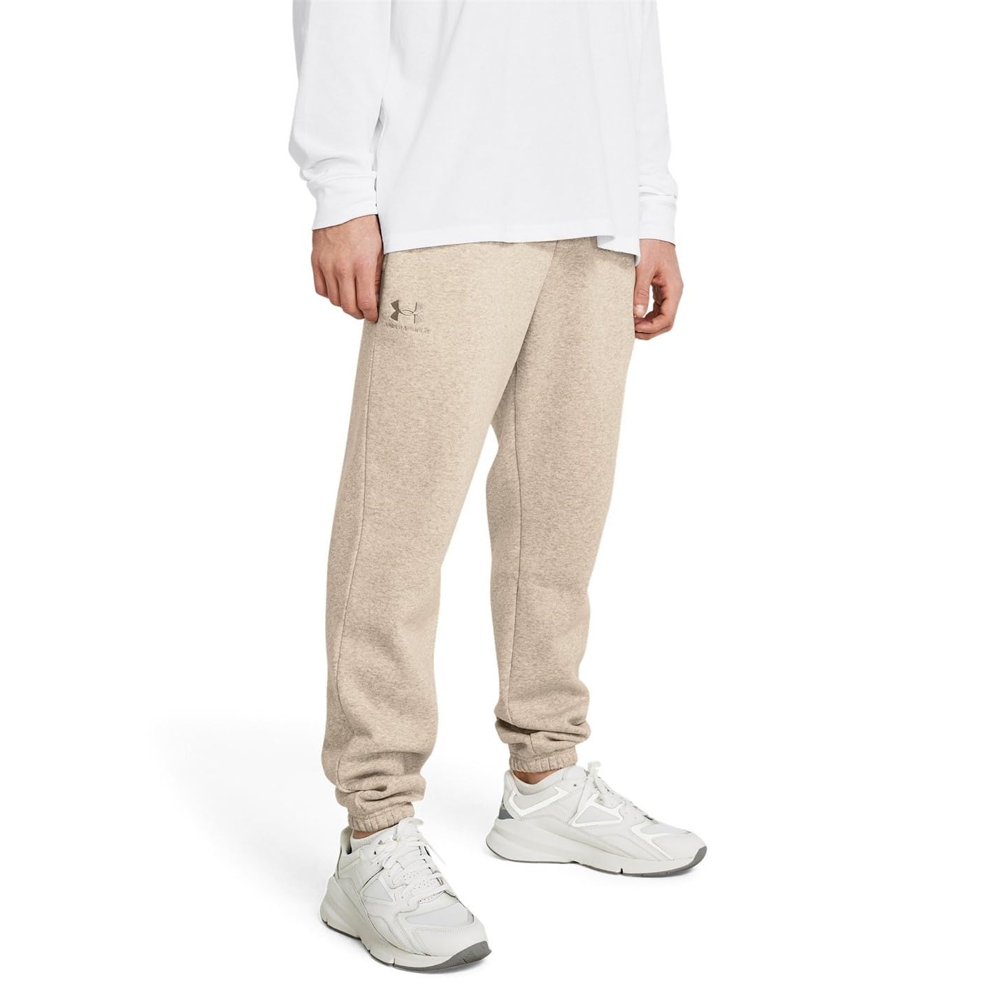 Under Armour - Men's UA Essential Fleece Joggers, Bottoms in Pile Uomo