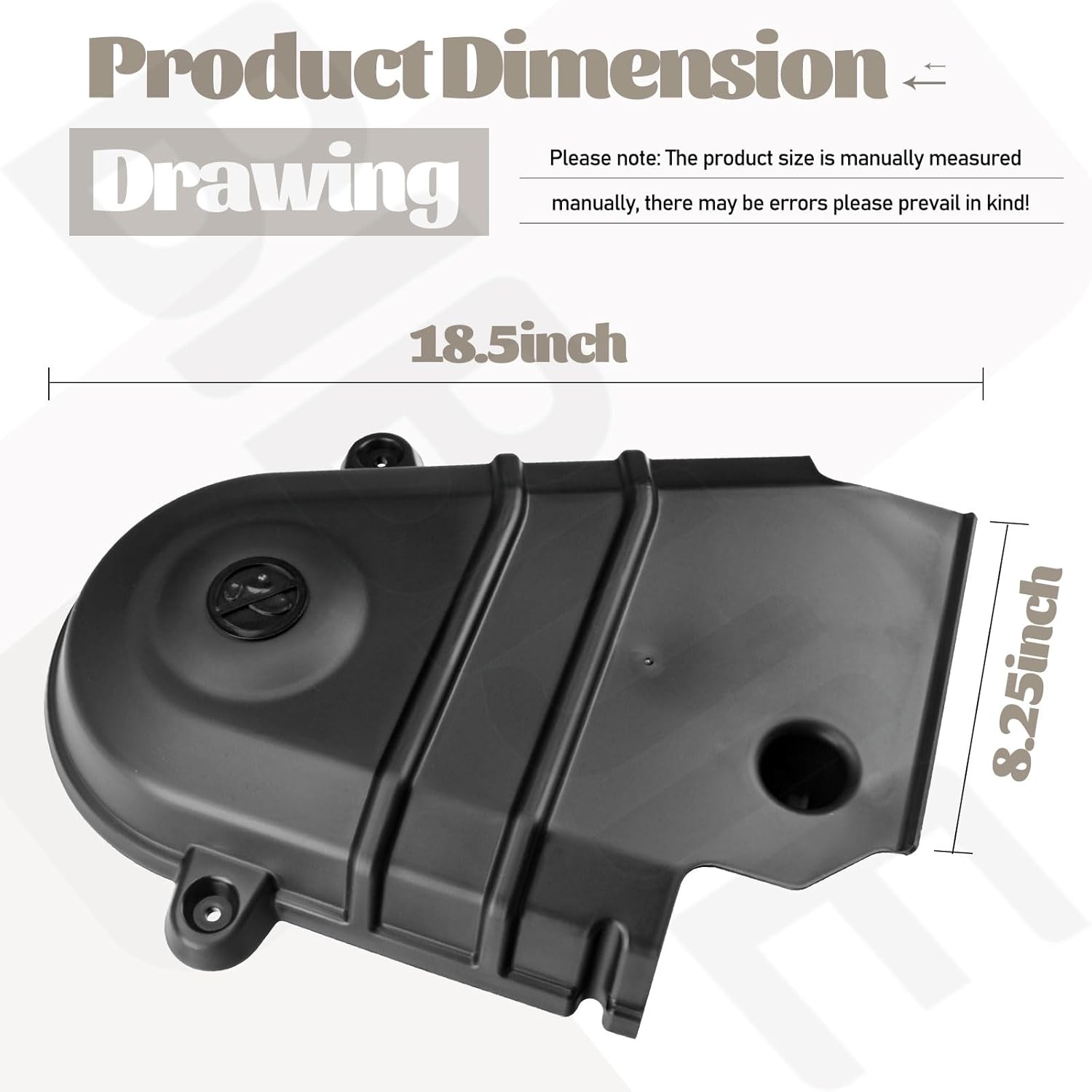 604723 Left Pulley Covers Compatible with Hustler 54" & 60" Raptor SD SDX and FasTrak SD Mower Deck Pulley Left Cover Belt Guard