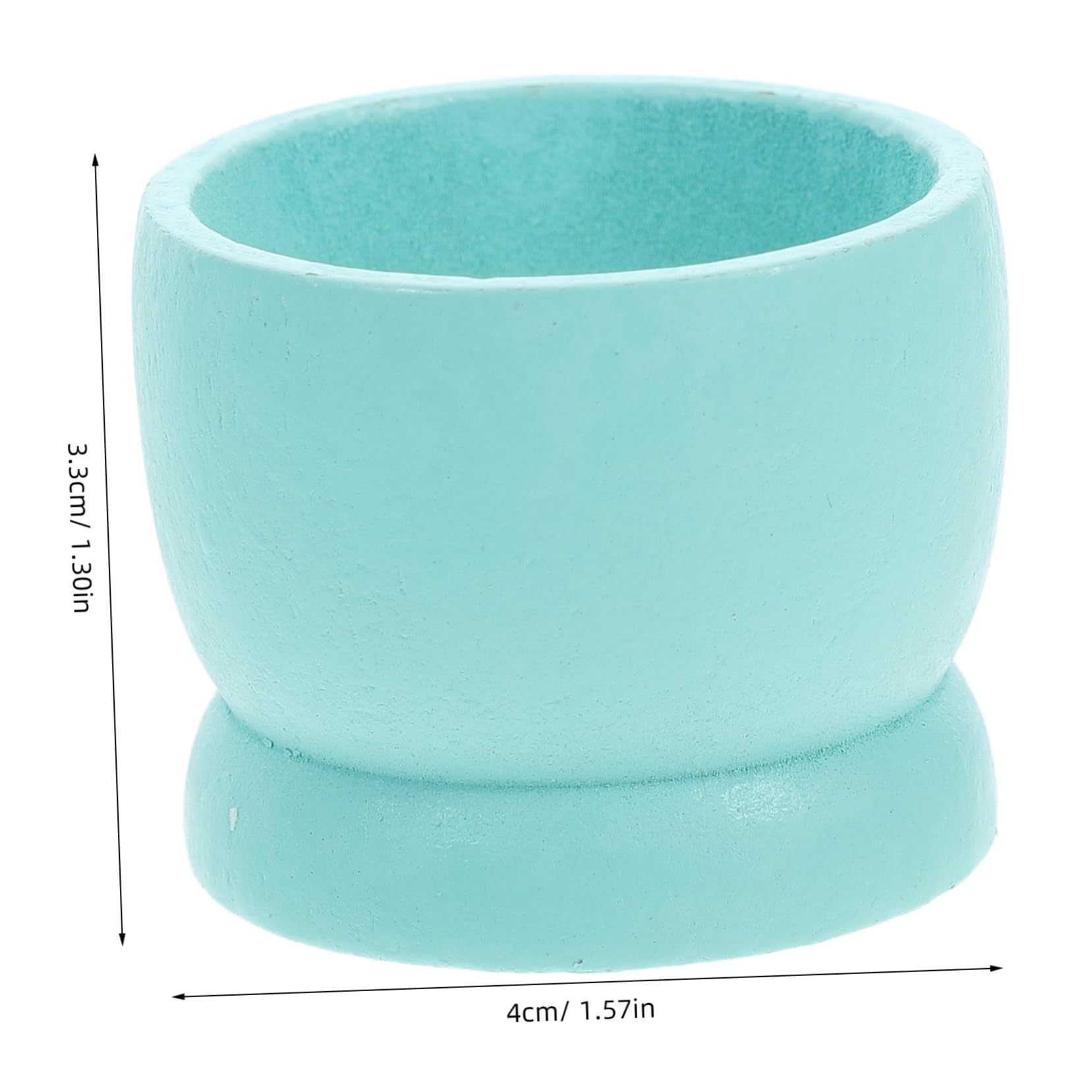 Garneck 6pcs Wooden Easter Egg Cups Creative Egg Holders for Safe Smooth Surface Practical Storage for Kitchen Countertop for Display