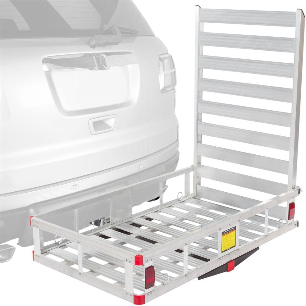 Economy Hitch Mounted Mobility Scooter Carrier Rack with Ramp : Health & Household