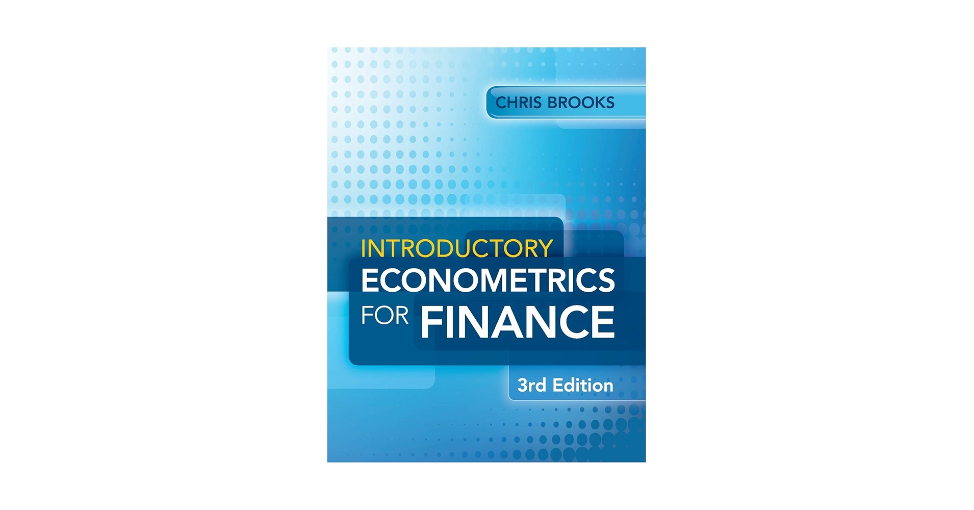 Introductory Econometrics for Finance: 9781107661455