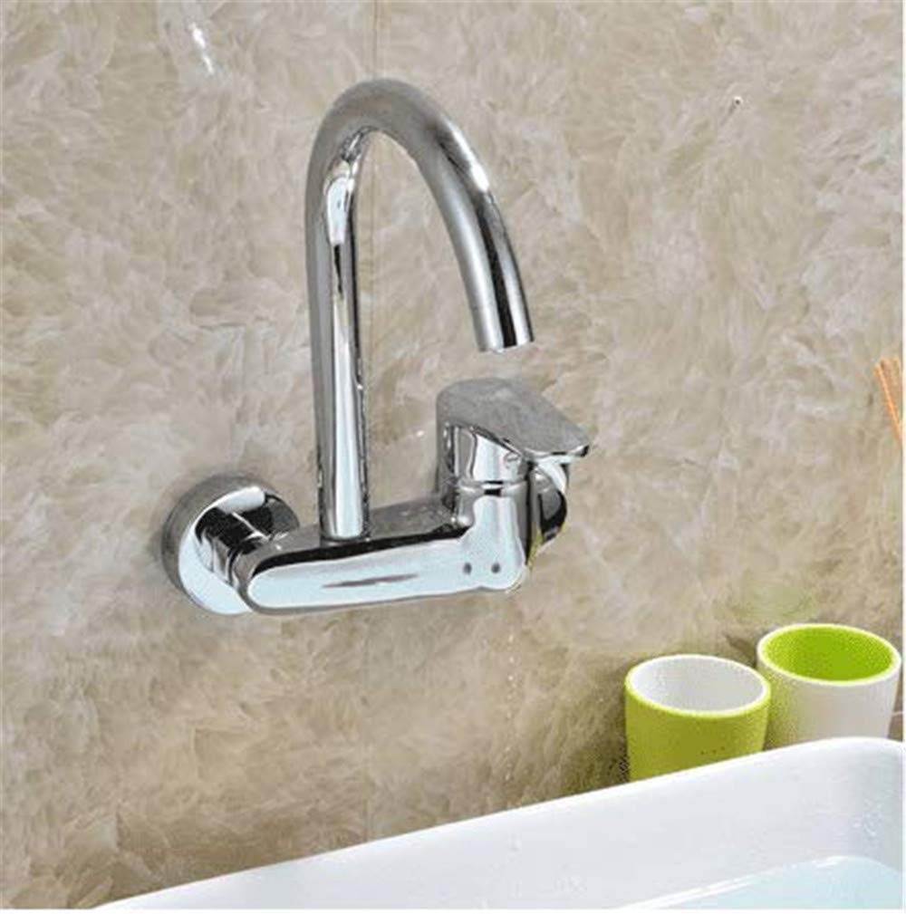 Robinet de lavabo mural en cuivre pour stopper les fuites et le calcaire