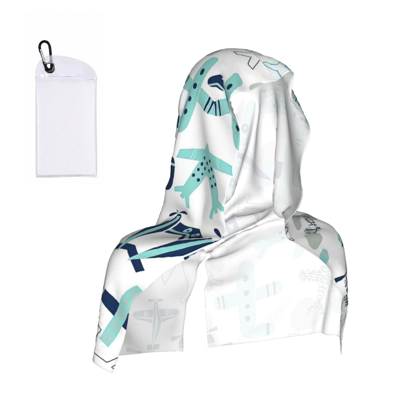 ZYJHYY Airplane Print Unisex Swimming Towel Practical Camping Towel Skin-Friendly Cooling Towel For Workout Training