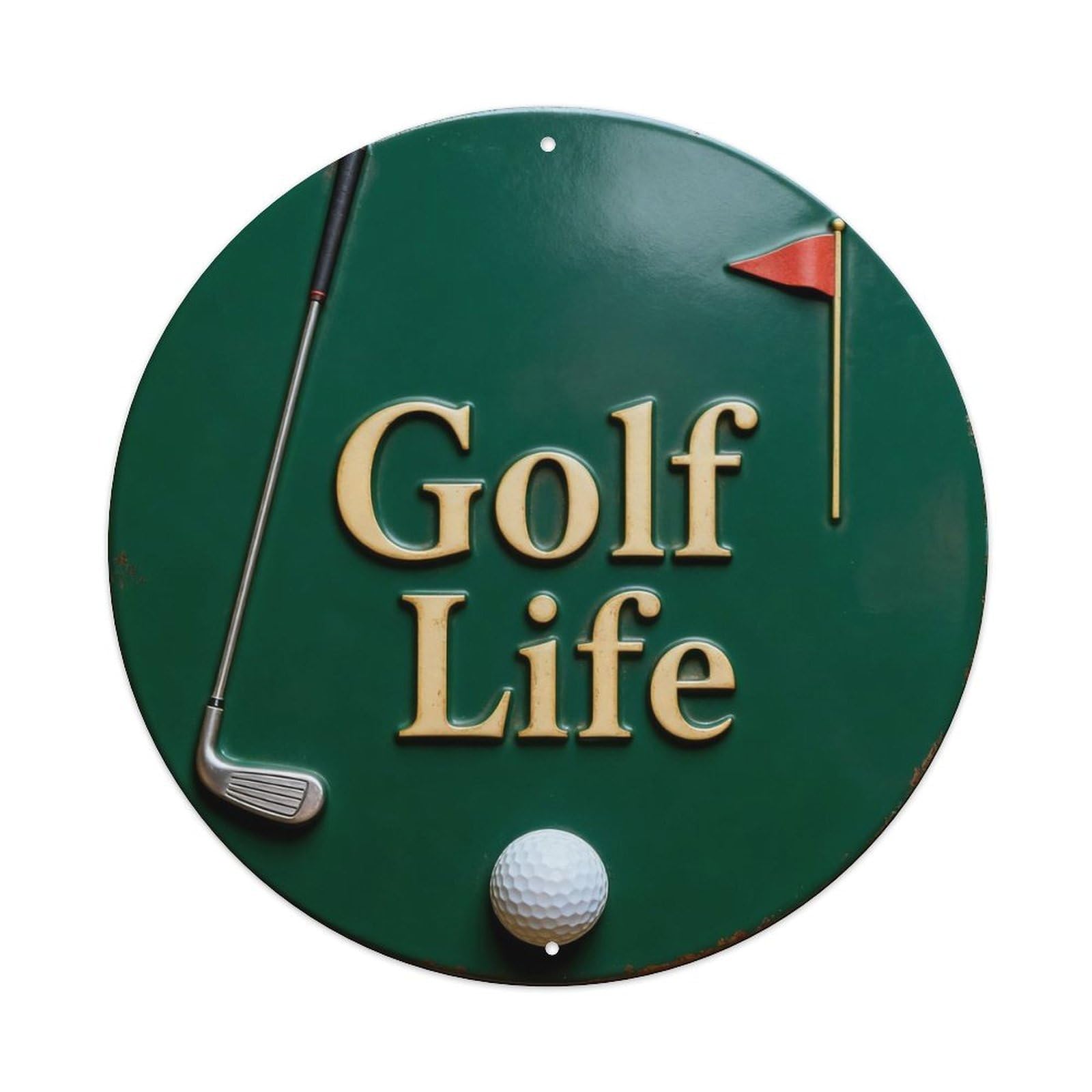 Golf Life Metal Tin Sign Plaque