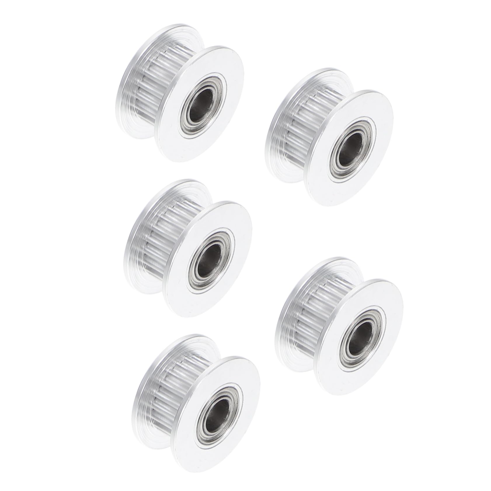 iplusmile 15piezas Poleas De Sincronización De Aleación De Aluminio Dientes Para Bandas Para Maquinaria Cnc y Transmisión Mecánica