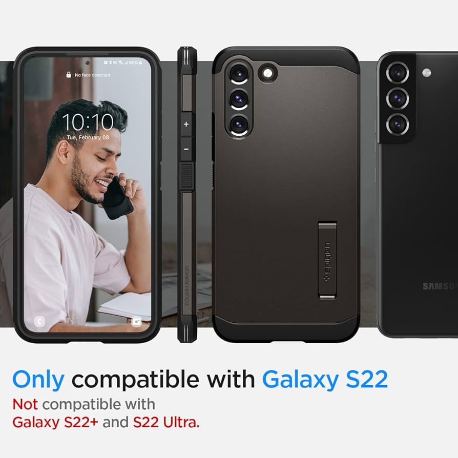 Galaxy S22 本体 Spigenケース・保護ガラス付き Amazon.co.jp: Spigen Galaxy S22 ケース [ SC-51C | SCG13 ] 3