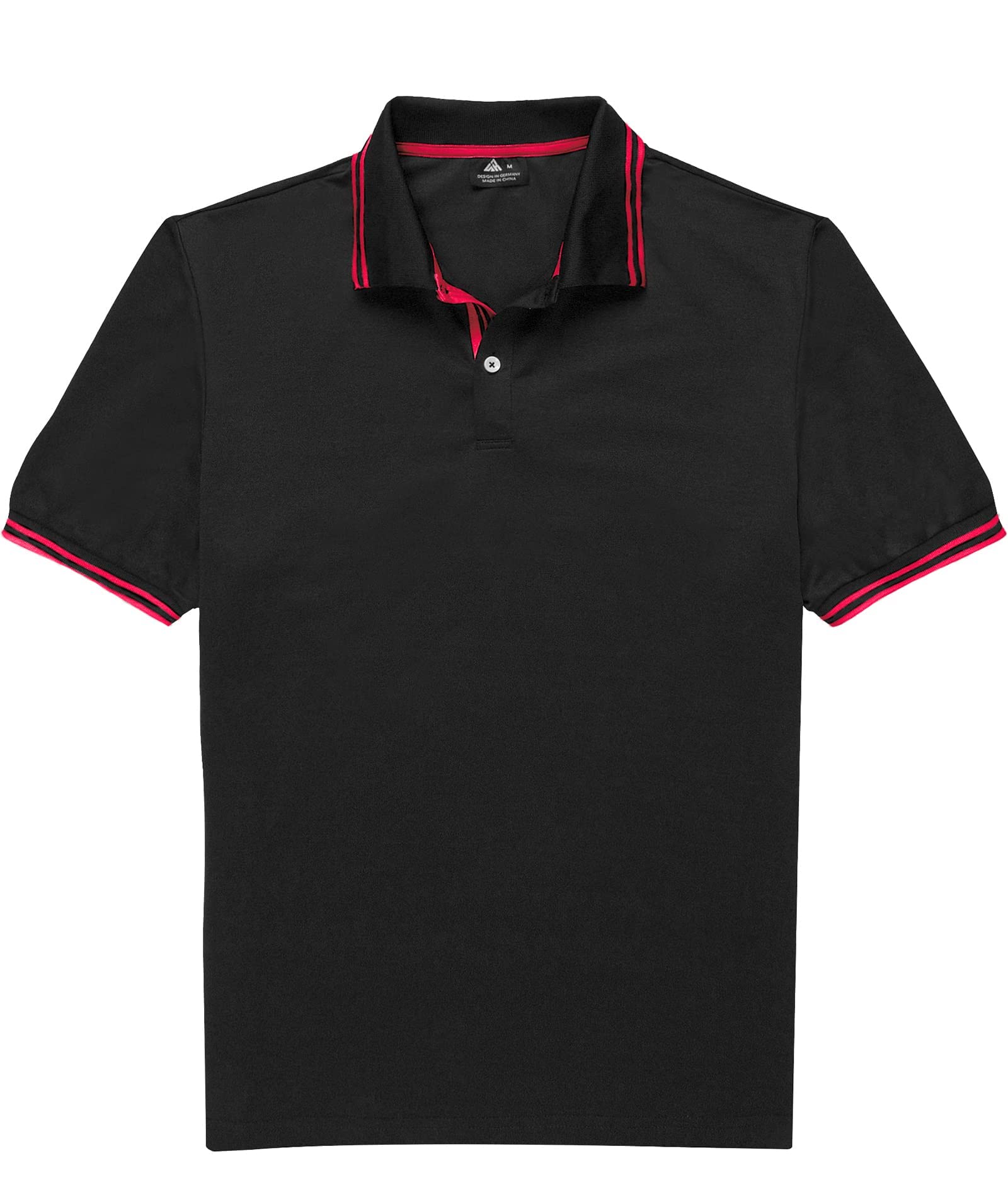 geeksport Polos Hombre Manga Corta Tenis Regular Fit Camiseta Hombre Deporte Secado Rápido Transpirable Polo Verano Al Aire Libre Golf Polos