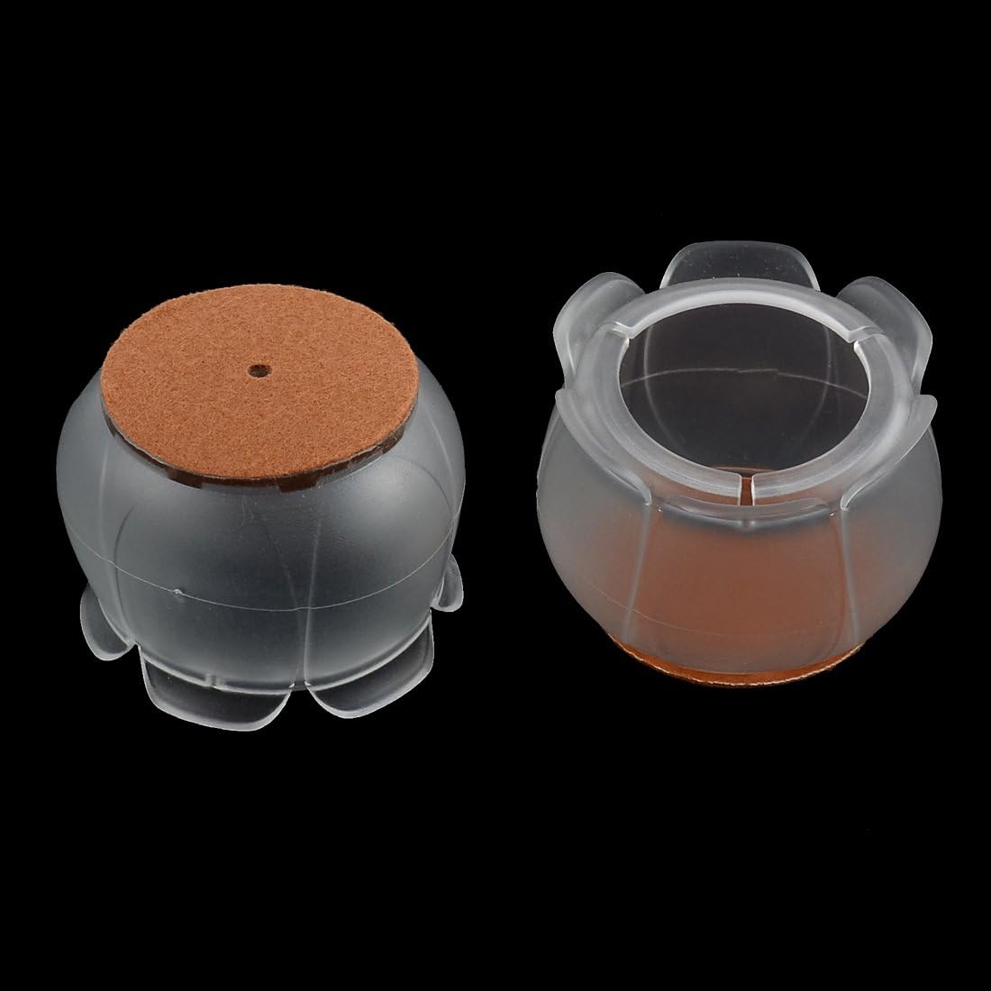 Silicone Flower Shape Table Chair Furniture Leg Cover Cap 5.5 x 3.8cm 32pcs Clear (id: 99e 411 0df 914 def