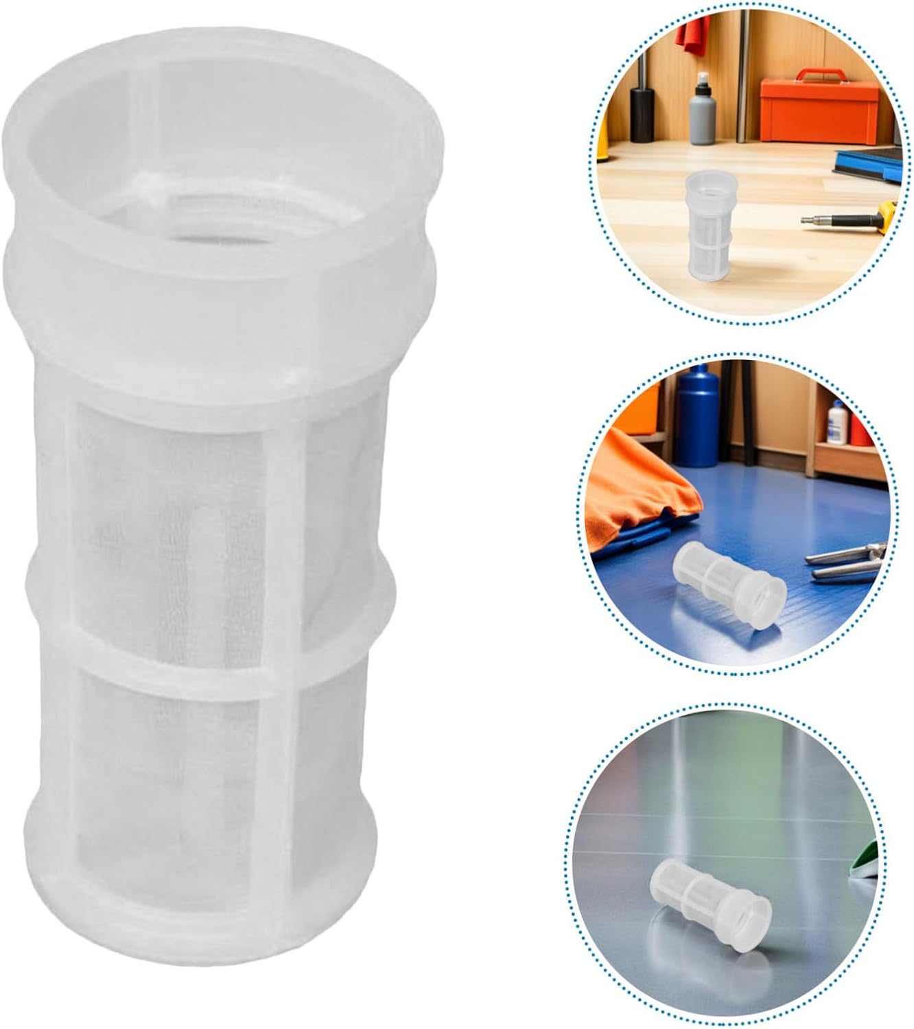 YARNOW 2pcs Outboard Motor Fuel Tank Filter Mesh Strainer Plastic Oil Screen Separator for Marine Engines Boat Fuel Tank Attachments