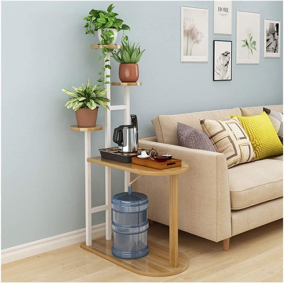 Présentoir de balcon Bianco pour fleurs et plantes de jardin