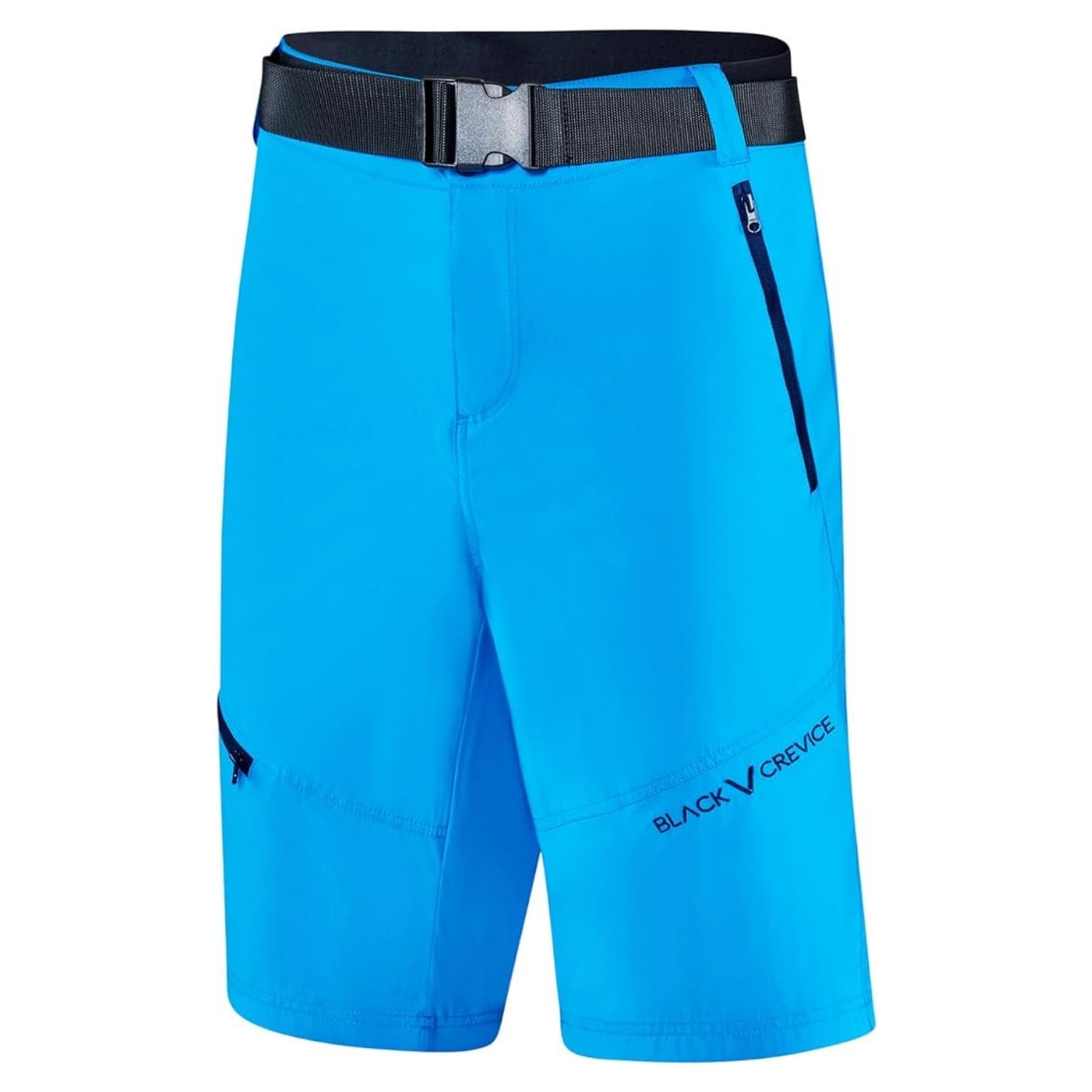 Black Crevice Herren Wander- & Trekkinghose | 96% Nylon & 4% Elasthan | Atmungsaktiv, Wasserabweisend & Schnelltrocknend | Kurze Outdoor Wanderhose Herren
