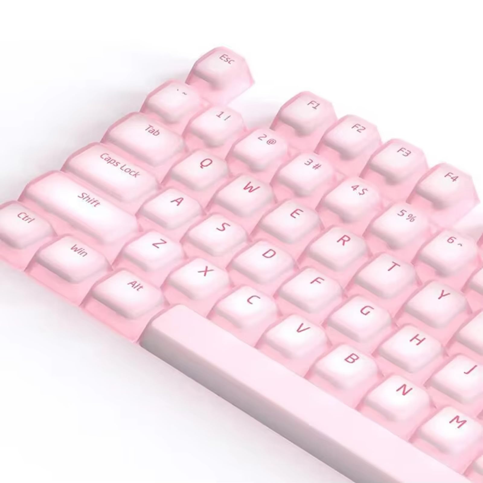 113 Keycaps retroilluminati Jelly Theme Sublimazione Garantire Uso Lungo Usura Durevole Silicone Keycap Profilo Originale Keycaps