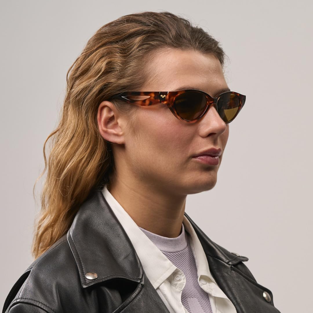 ARENA SIRENA Polaryzowane Okulary przeciwsłoneczne lifestyle, lekka oprawka, odporne na uderzenia, z ochroną UV, hydrofobową i antystatyczną powłoką, klasa optyczna 3, Made in Italy.
