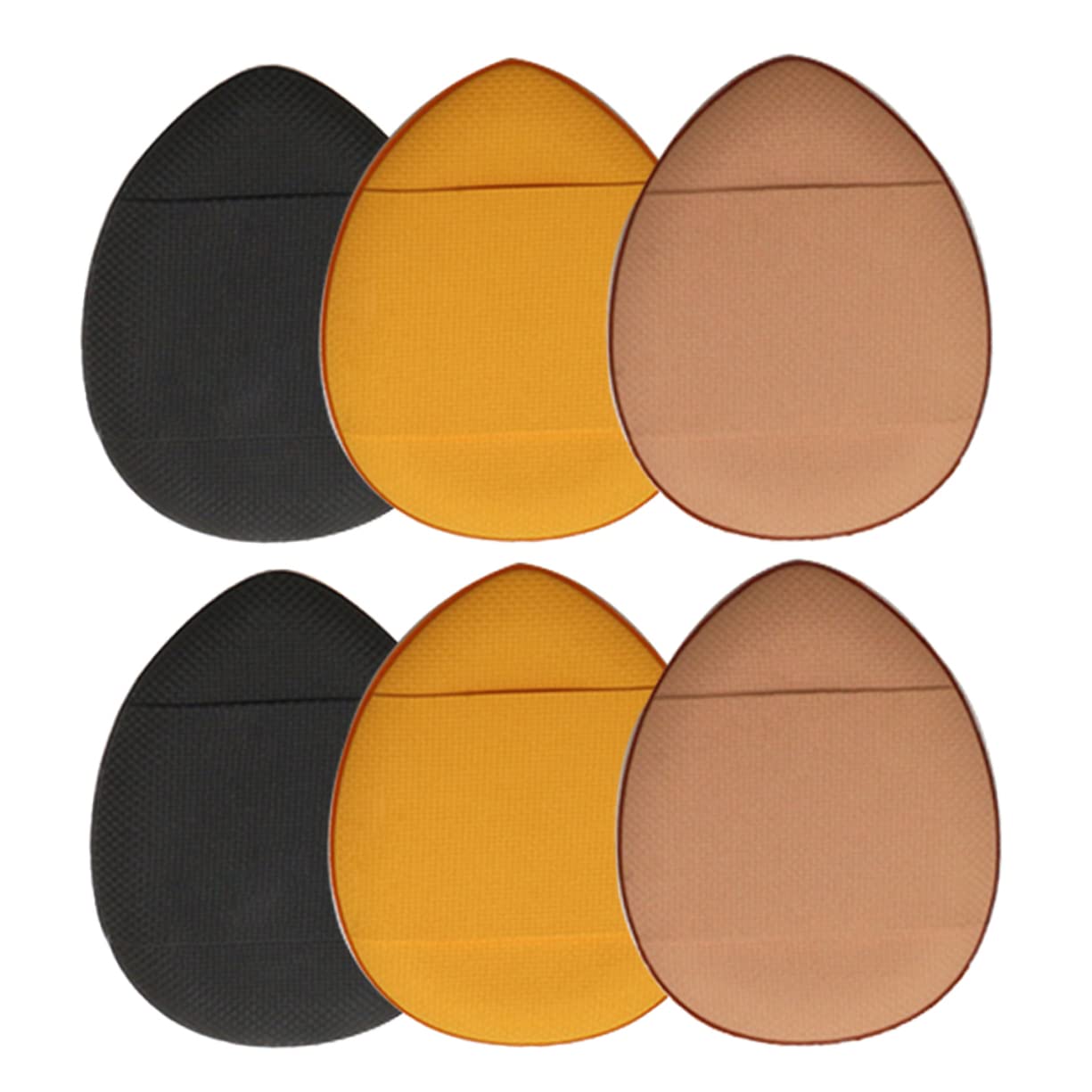 WOFASHPURET 6Pcs Mini Makeup Puff Soft Facial Powder Puff with Strap for Liquid and Dry Powder Application Washable Cosmetic Tools for Daily Use