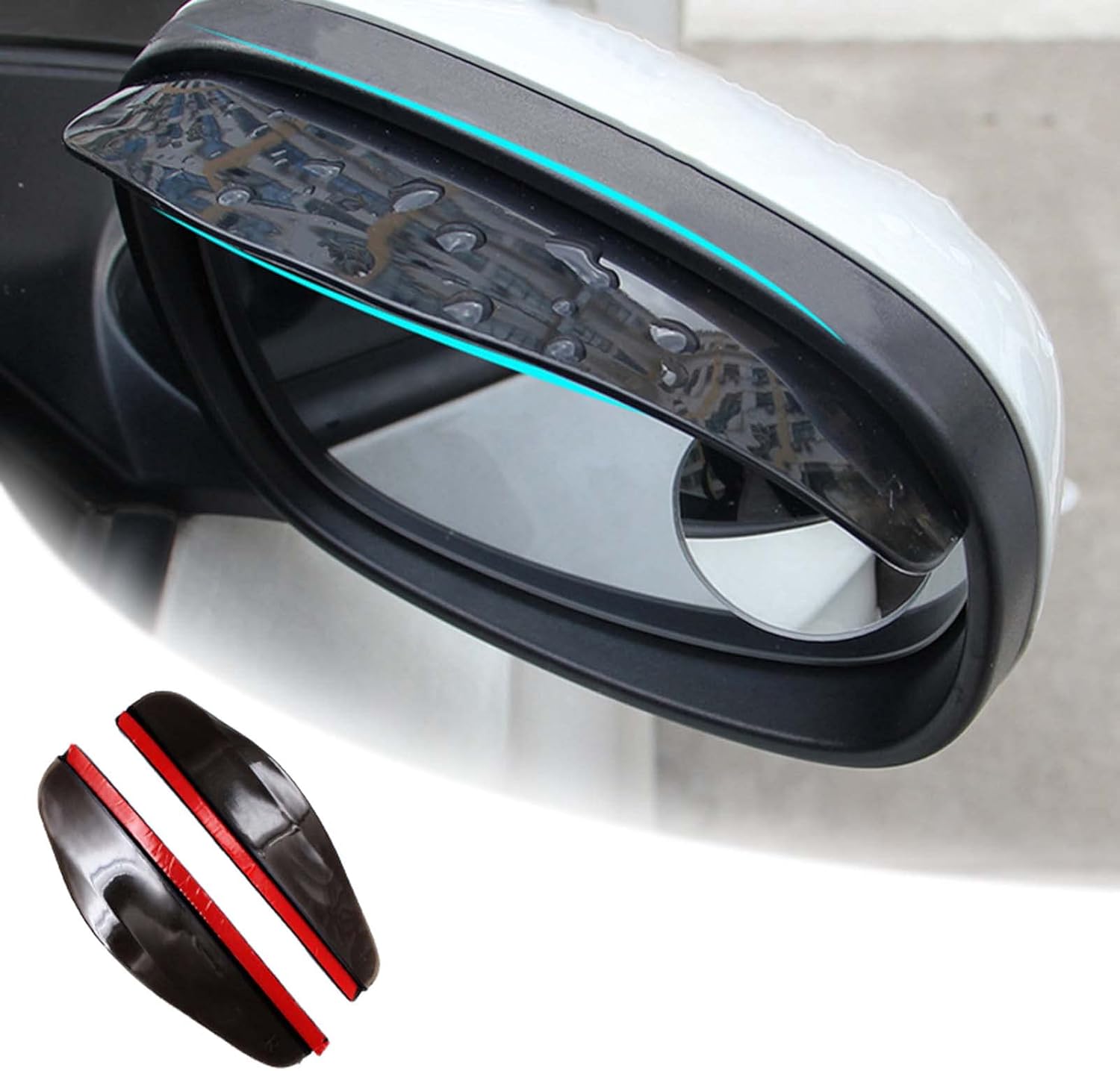 Mirror Rain Visor Smoke Guard Car Side Mirror Rain Guard, 2