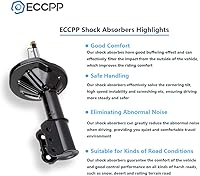 Vista 5 de ECCPP - Juego de 2 amortiguadores delanteros para Mazda 1998 1999 2000 2001 2002 para Mazda 626 334401 334402 Auto Shocks Sets Struts Kits