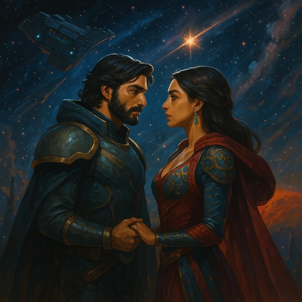 Space Opera Style Frame - Personalized Galactic Artwork
