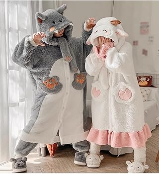 Amazon | [osseoca] パジャマ レディース ルームウェア 長袖 もこもこ