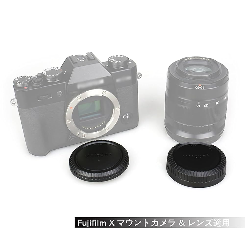 Amazon | 2組入 JJC Fujifilm X マウント リアレンズカバー +