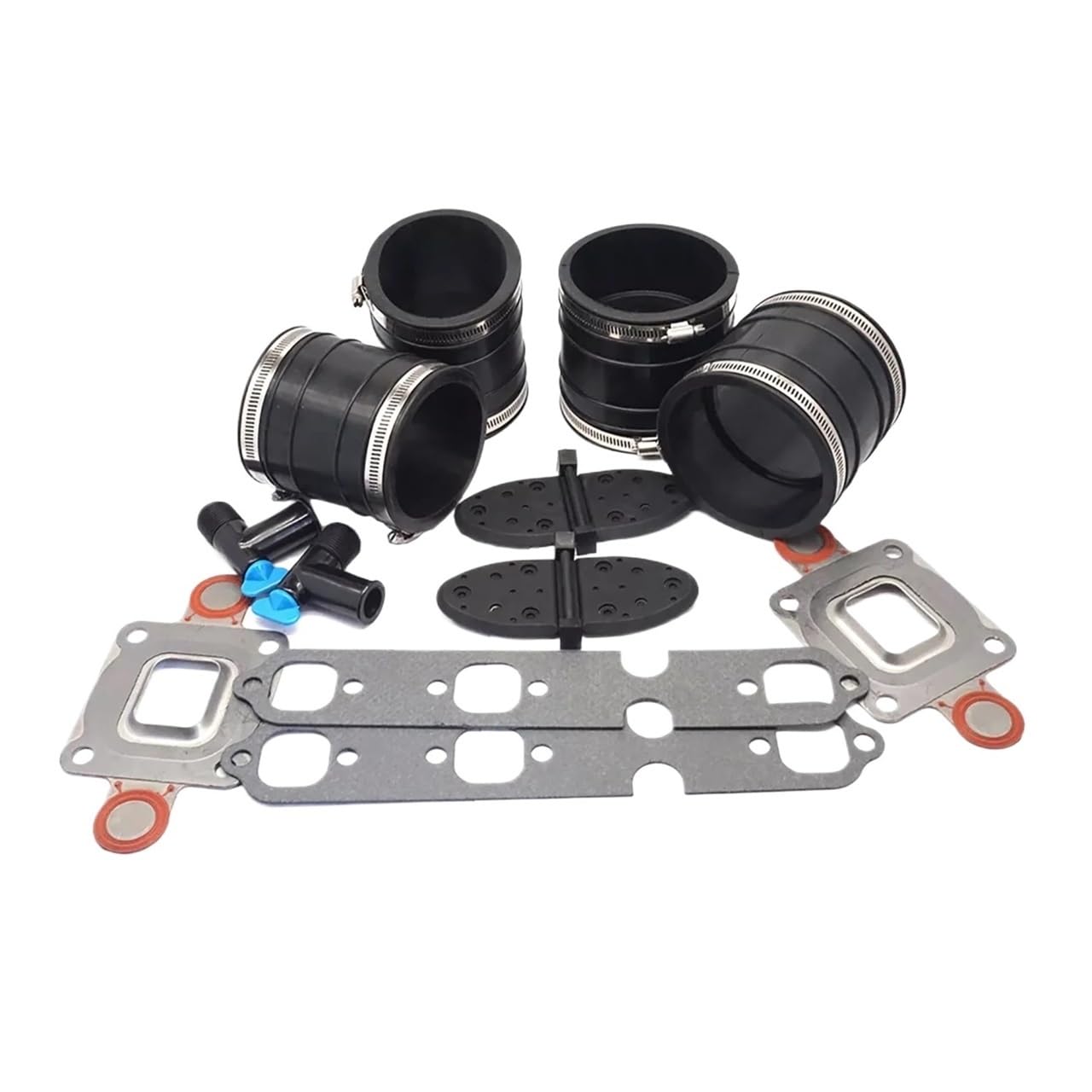 Soufflets collecteur d'échappement 4" joint sec premium pour moteur V6 807166A1 et 99757