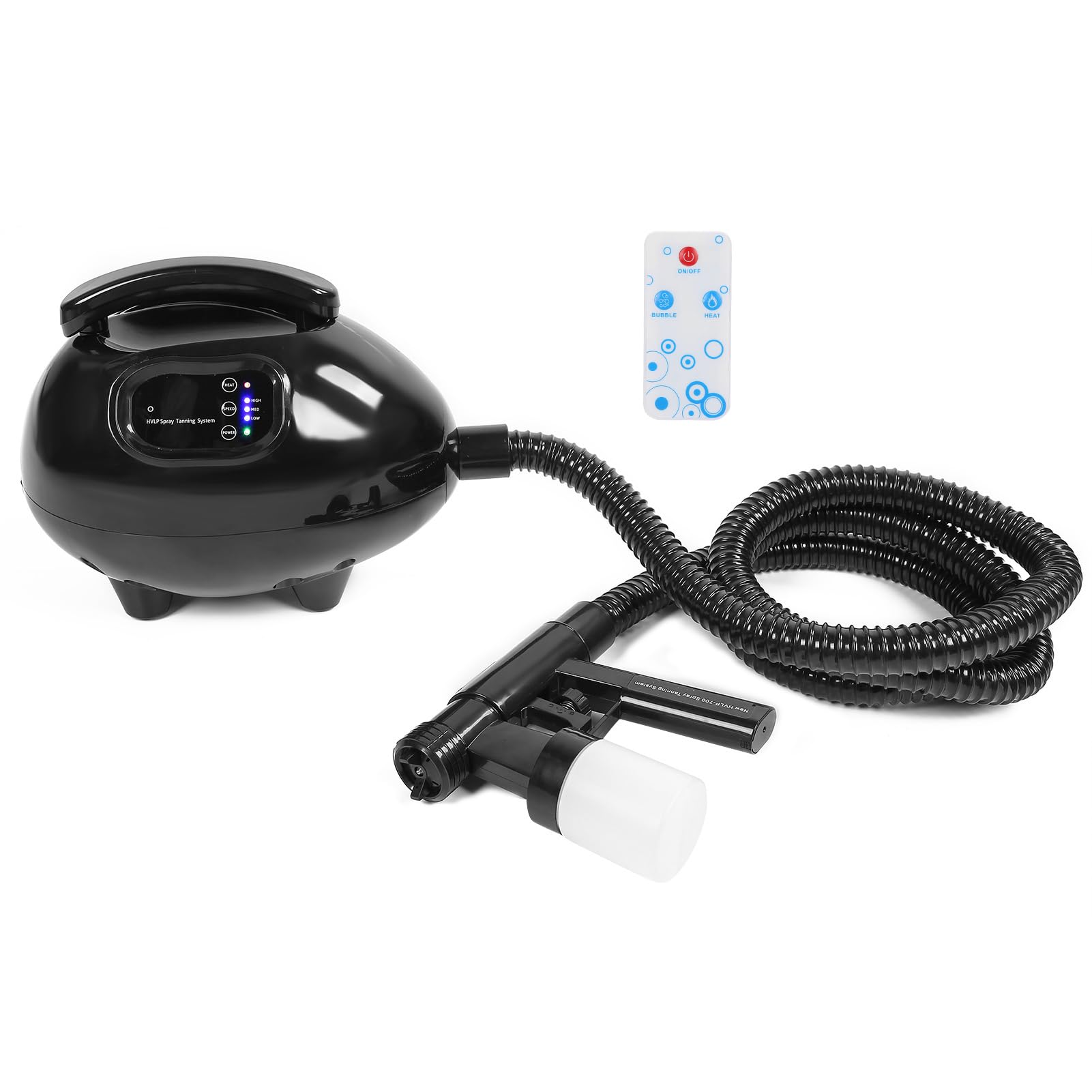 HURRISESpray Tan Airbrush, Adjustable Wind Speed 700W Tan Spray Machine for Home for Salon (UK Plug 220V)